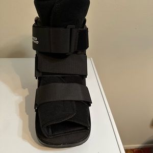 Orthopedic boot. Has great support, and is very comfortable